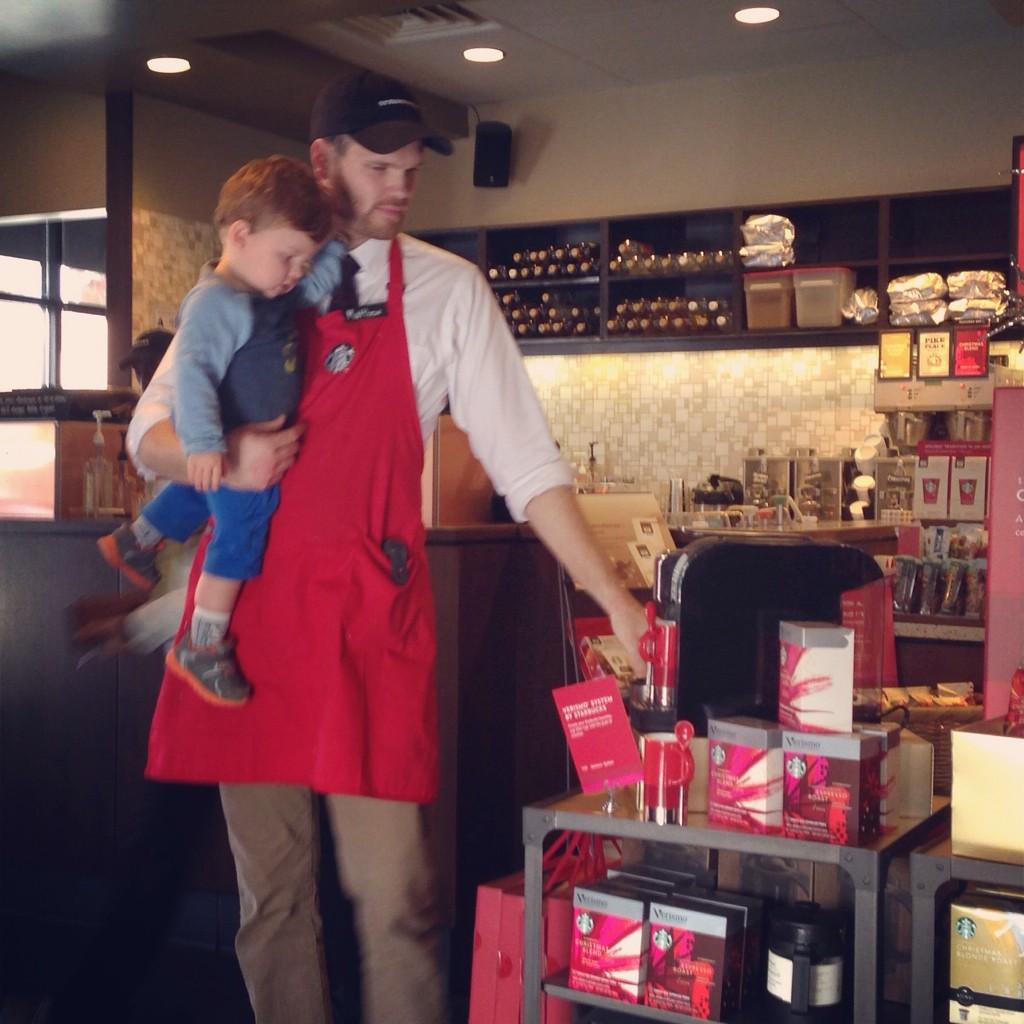 The best barista in town. Rea rd Starbucks.