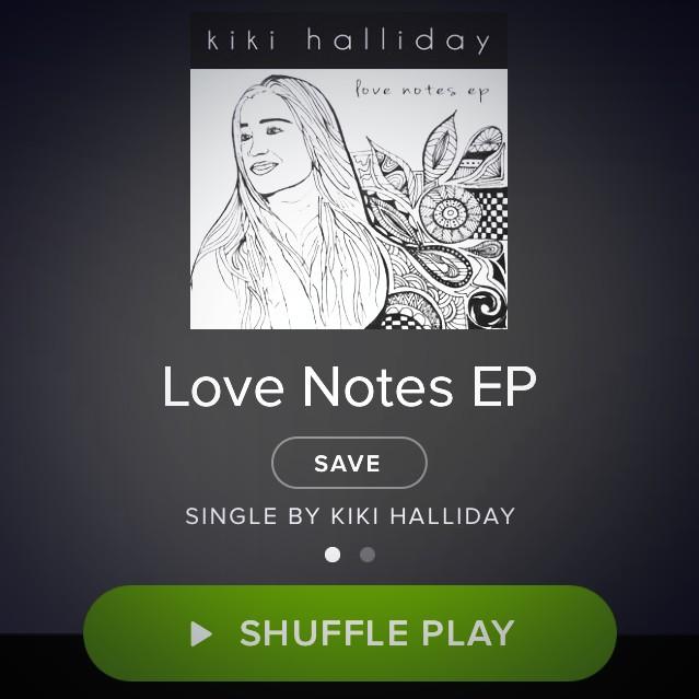 KikiHalliday's tweet photo. The Love Notes EP is now on Spotify and iTunes!!! Go get it :) http://t.co/gMq5hKYiGd