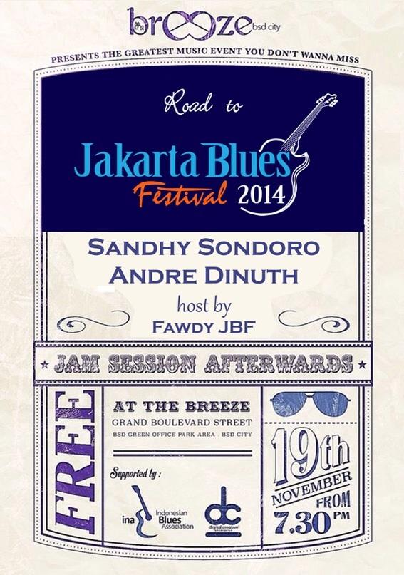 Yuuk ..merapat mlm ini "Blues Nite" 19th Nov 2014 jam 7.30-10Pm <a href="/TheBreeze_BSD/">The Breeze BSD City</a> @JBFtheband <a href="/InaBlues/">Ina Blues</a> <a href="/jakbluesfest/">Jakarta Blues Fest</a>