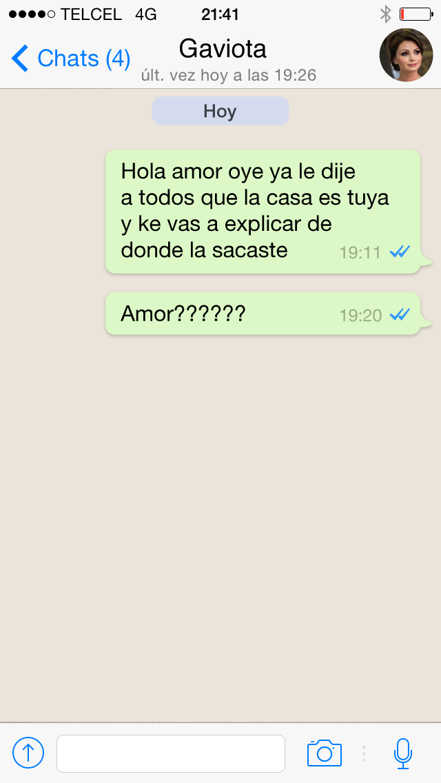 sallesino's tweet photo. Mientras tanto en el Whatsapp de Peña Nieto: http://t.co/8JeLef6w7f