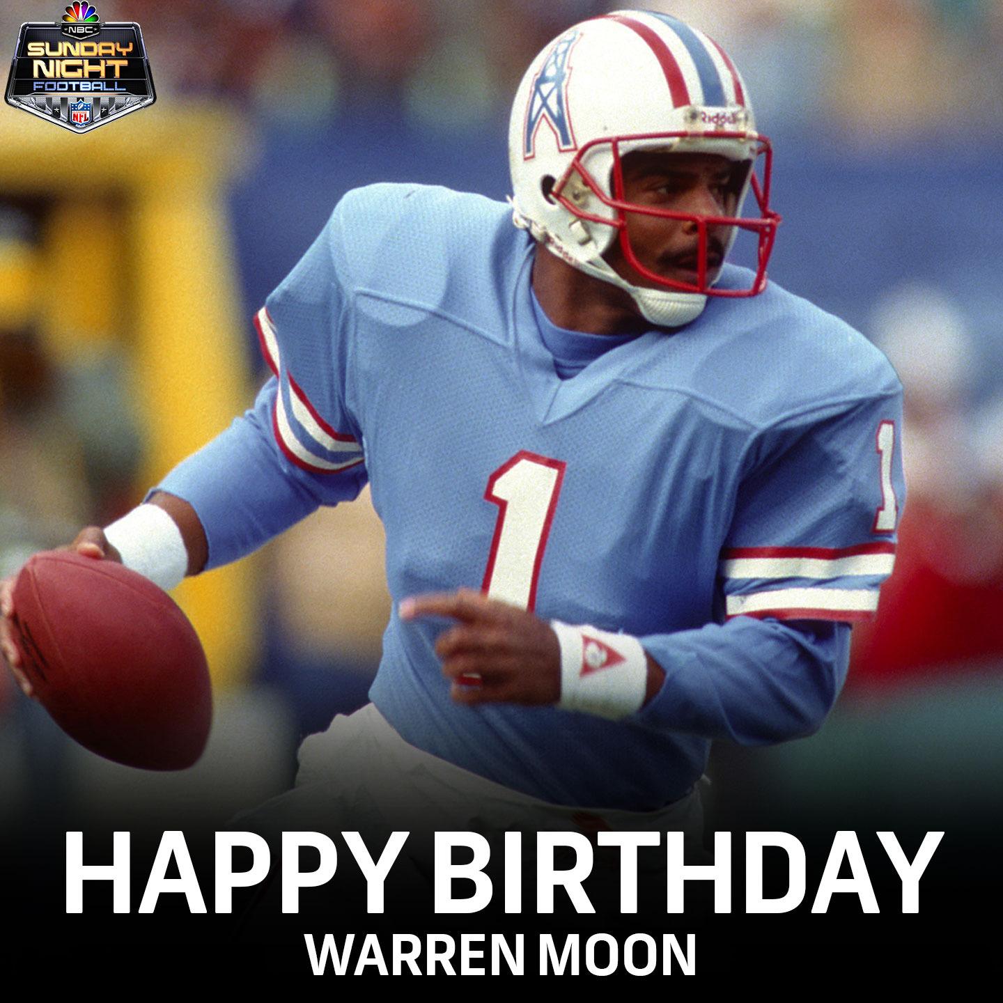 Happy Birthday Warren Moon! 
