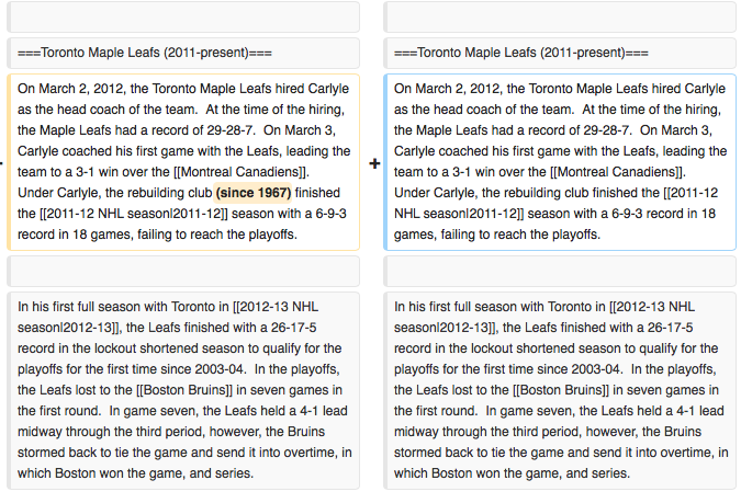 kevin_mcgran's tweet photo. An unattributed change here #Carlyle #Leafs #Wikiepedia http://t.co/uqe48m7Pbn