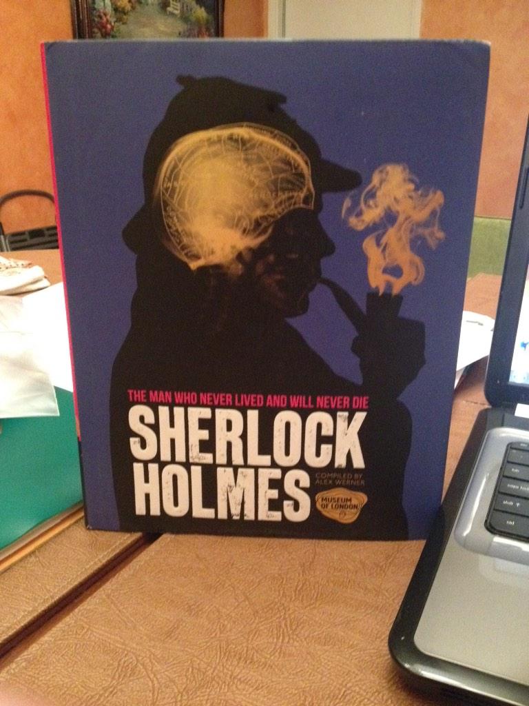 WATBenedict's tweet photo. We highly recommend getting @MuseumofLondon's book for their #SherlockExhibit its so immersive. Good for ppl abroad! http://t.co/ENEqVnkRE2