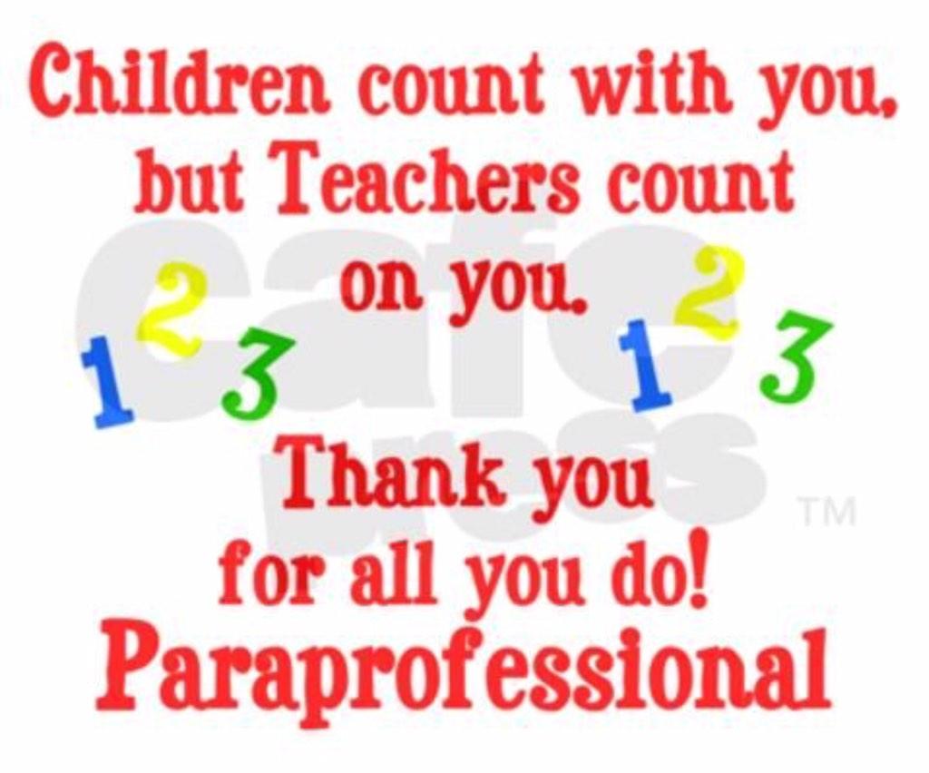 Burke County Schools on Twitter "Happy Paraprofessional Day!!! http