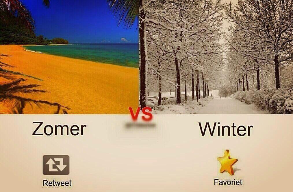 Zomer of winter:
