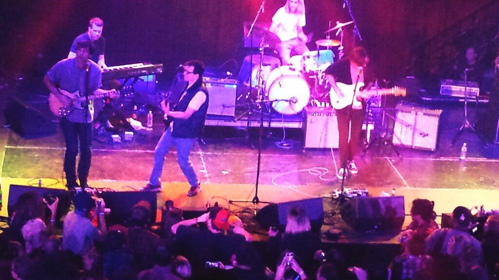 Weezer takes the #LA stage with #RealEstate