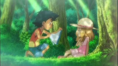 Mr エイト タイトルコール サトシとセレナの初デート 誓いの樹とプレゼント とあるように 誓いの樹につまずいたセレナ に サトシが手を差し伸べる すると 小さい頃にセレナと会っていた事をサトシは鮮明に思い出す プレゼント 幼少の思い出