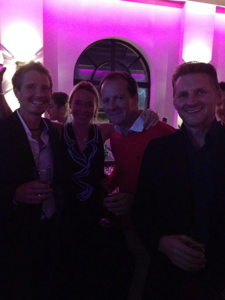 WildGroup's tweet photo. @WildGroup @blohmandvoss @hutchlyn (icon connect) at the #GSForum2014 #yachting industry dinner last night http://t.co/pcQ4PAWq2V