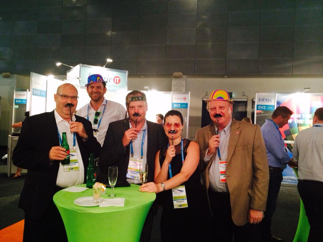 berniceatwork's tweet photo. @gartnerSYM with the @CSCAustralia team. http://t.co/Qi6I3q5yYq