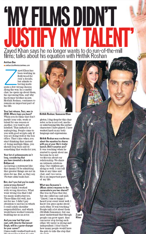 This industry is unforgiving, admits Zayed Khan to <a href="/dasanirban139/">Anirban Das</a>. Read the full interview in <a href="/htcafe/">HT Café</a> <a href="/htTweets/">Hindustan Times</a>