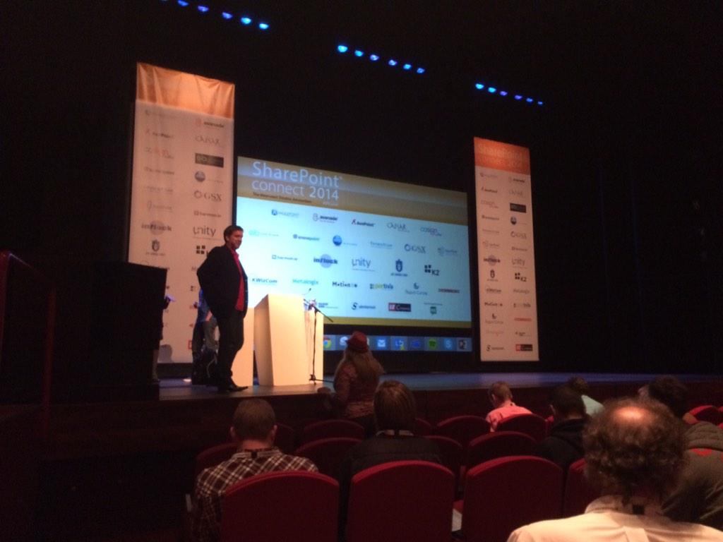 MVOverdijk's tweet image. Ready to start the keynote of @buckleyplanet #SPCon14