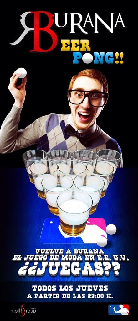 Buranamollygr's tweet photo. Este Jueves a partir de las 23h.
🍺🏆BeerPongChampions🏆🍺
¡APUNTAROS YA! ¡Solo podrán jugar los 16 primeros equipos! http://t.co/ffFoWMk8Kq