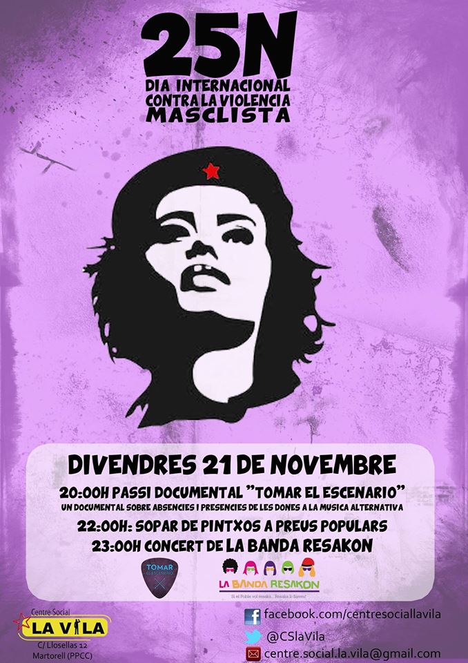 tomarelescenari's tweet photo. Aquest divendres 21/11, a les 20h passi del docu al @CSlaVila de Martorell, i després concert de La Banda Resakón!!! http://t.co/2OZPaaa66s