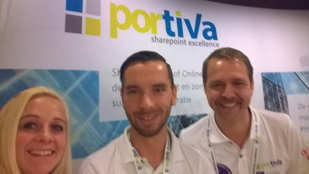 SharePointKate's tweet image. #Portiva is ook weer aanwezig op de #SPCon14 #LoveMyWork