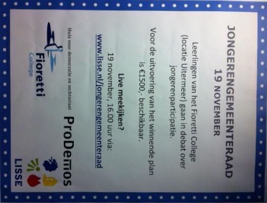 Wil je weten hoe het debat gaat aan het einde van de dag? kijk op: lisse.nl/jongerengemeet…