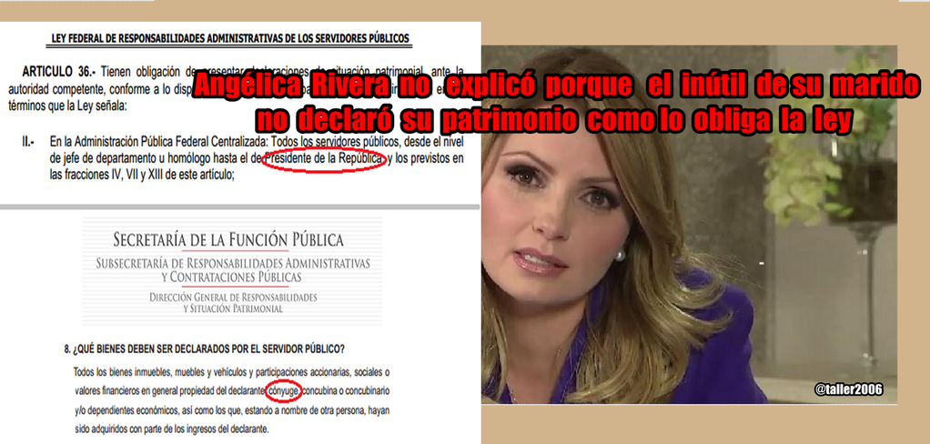 alexvlqz's tweet photo. La Prole es indigna de la lujosa #CasaBlancadeEPN
Angélica Rivera #YaMeCanse
Gaviota Primera Dama Las Lomas Televisa http://t.co/IxwnXh2Am5"