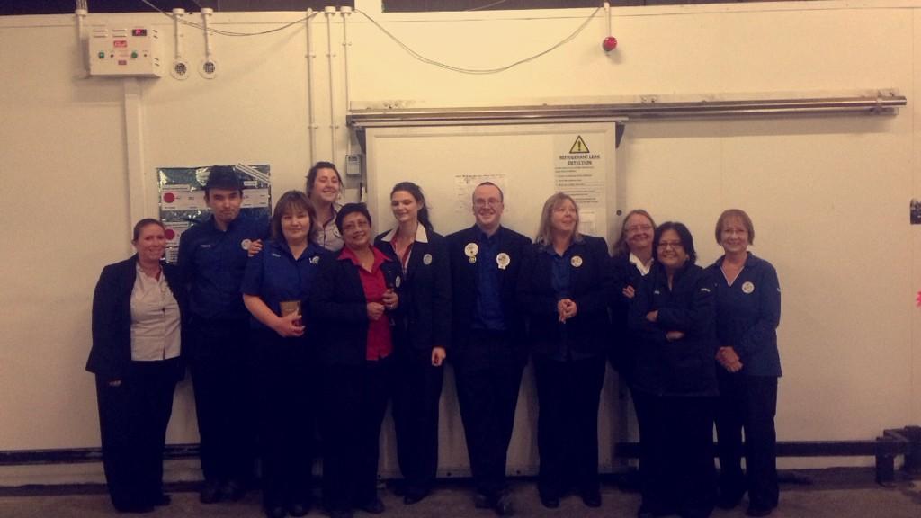 Smile&amp;Chat celebrating Louise for going The extra mile, and some great contributions around CVP from our cashiers!👍