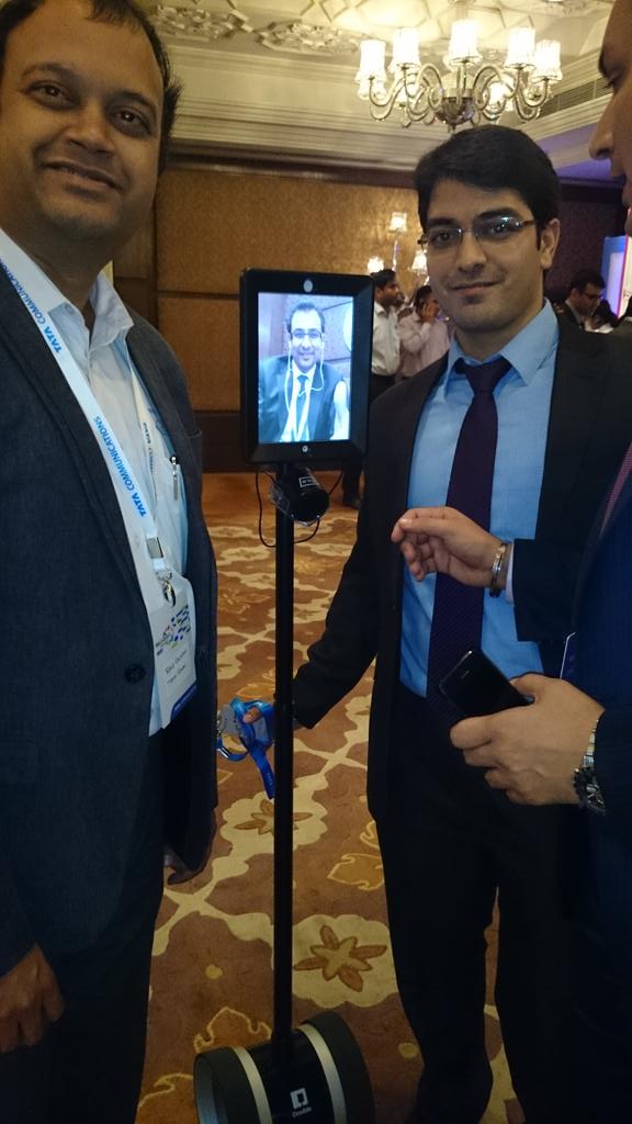 Krishanghei's tweet photo. TPRobo live at #weconnect_2014 #TataCommunications event at Delhi http://t.co/d5I5pdGJam
