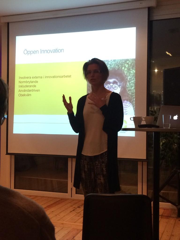 SandraTPA's tweet photo. Nina Kask på @PackagingArena om Öppen Innovation @MESHnorway #förpackning #design #openinnovation http://t.co/CXHuACukAs