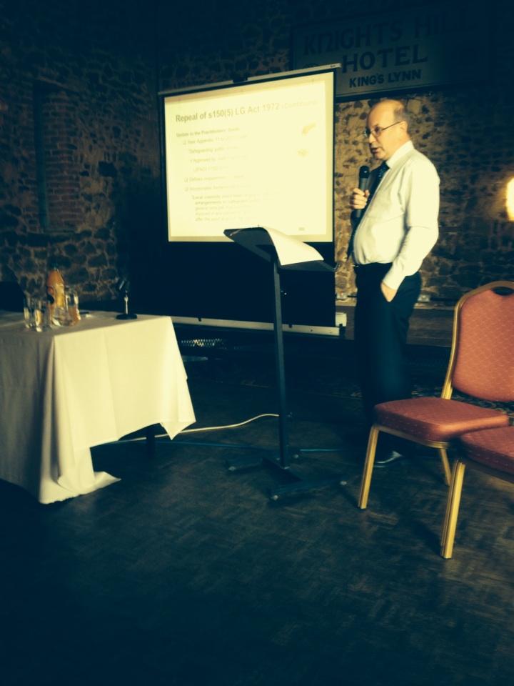 norfolkalc's tweet photo. Stephen Christopher from Mazars at Norfolk ALC seminar this morning http://t.co/0PrRS8JRvj