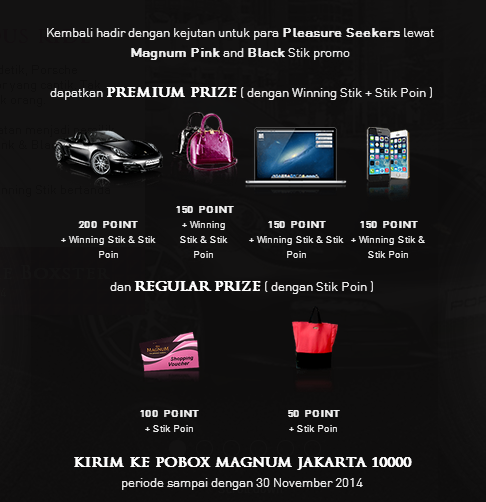 Ngincer voucher belanjanya yuk ke #MagnumPromo <a href="/MyMagnumID/">Magnum Indonesia</a>. Gue udah kirim stik-nya ke PO BOX Magnum nih!