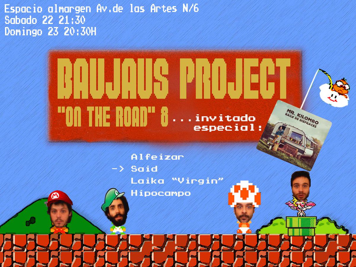 BaujausProject's tweet image. ESE BOLO!!!! ESTE CARTEL!!! INVITADO ESPECIAL @mrkilombo !!! #laliamos #salamanca #unlugarlllamadofrio