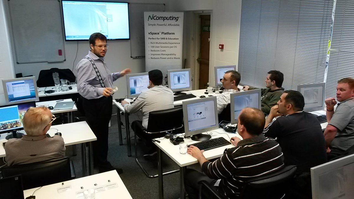 NComputing_EMEA's tweet image. Great UK reseller training session today w/ our distie @e92plus on our awardwinning #vspace #virtualisation platform