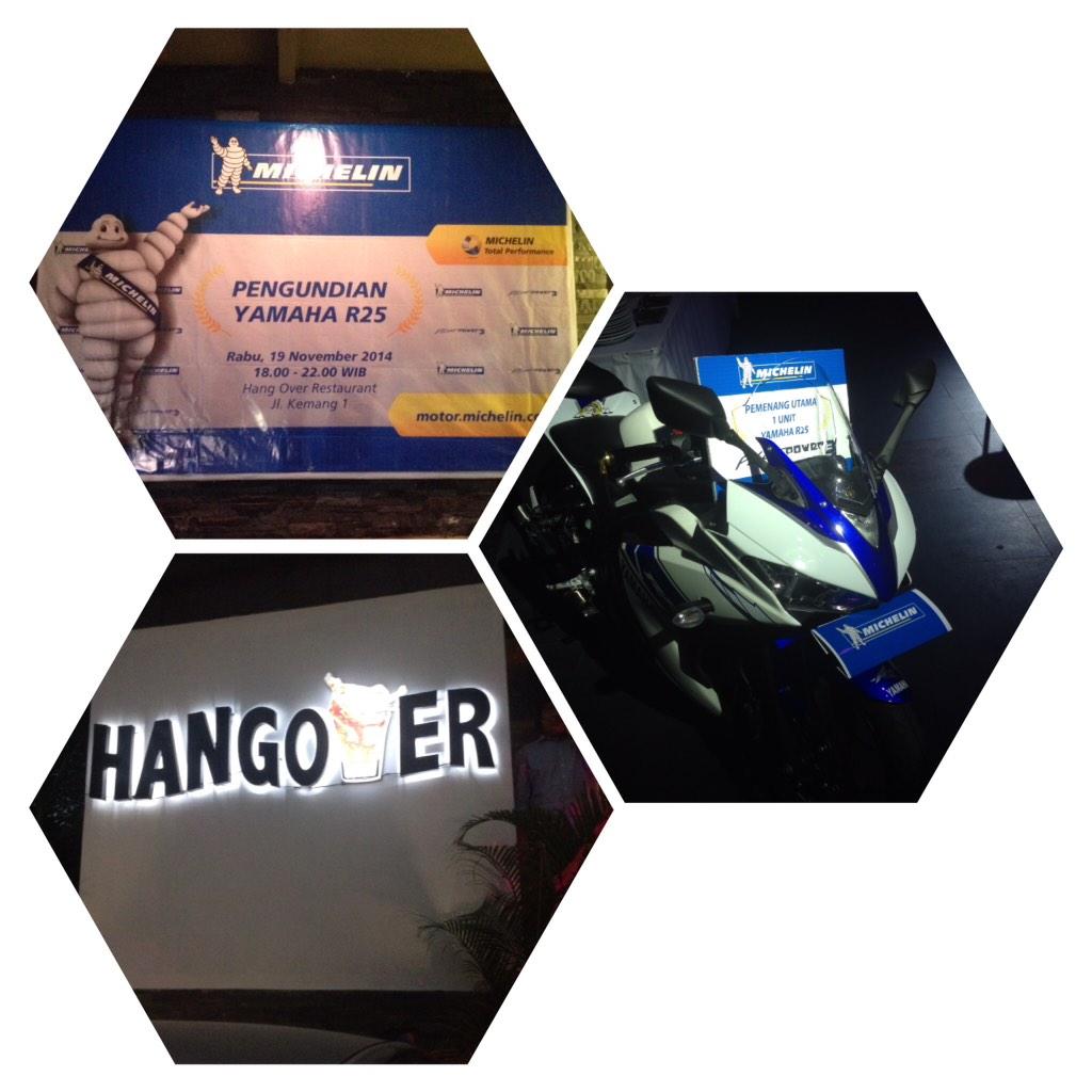 azaria88's tweet image. #YamahaID Pengundian Indent Michelin #PilotPower3 berhadiah Yamaha R25. the best Motorcycle of 2014 @YamahaIndonesia