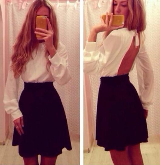 modaenoferta's tweet photo. ¡Especial Eventos! VESTIDO CORTO BLANCO/NEGRO ABERTURA ESPALDA. Tallas de la S a la XL por sólo 19,95€ http://t.co/To7dc2y26f