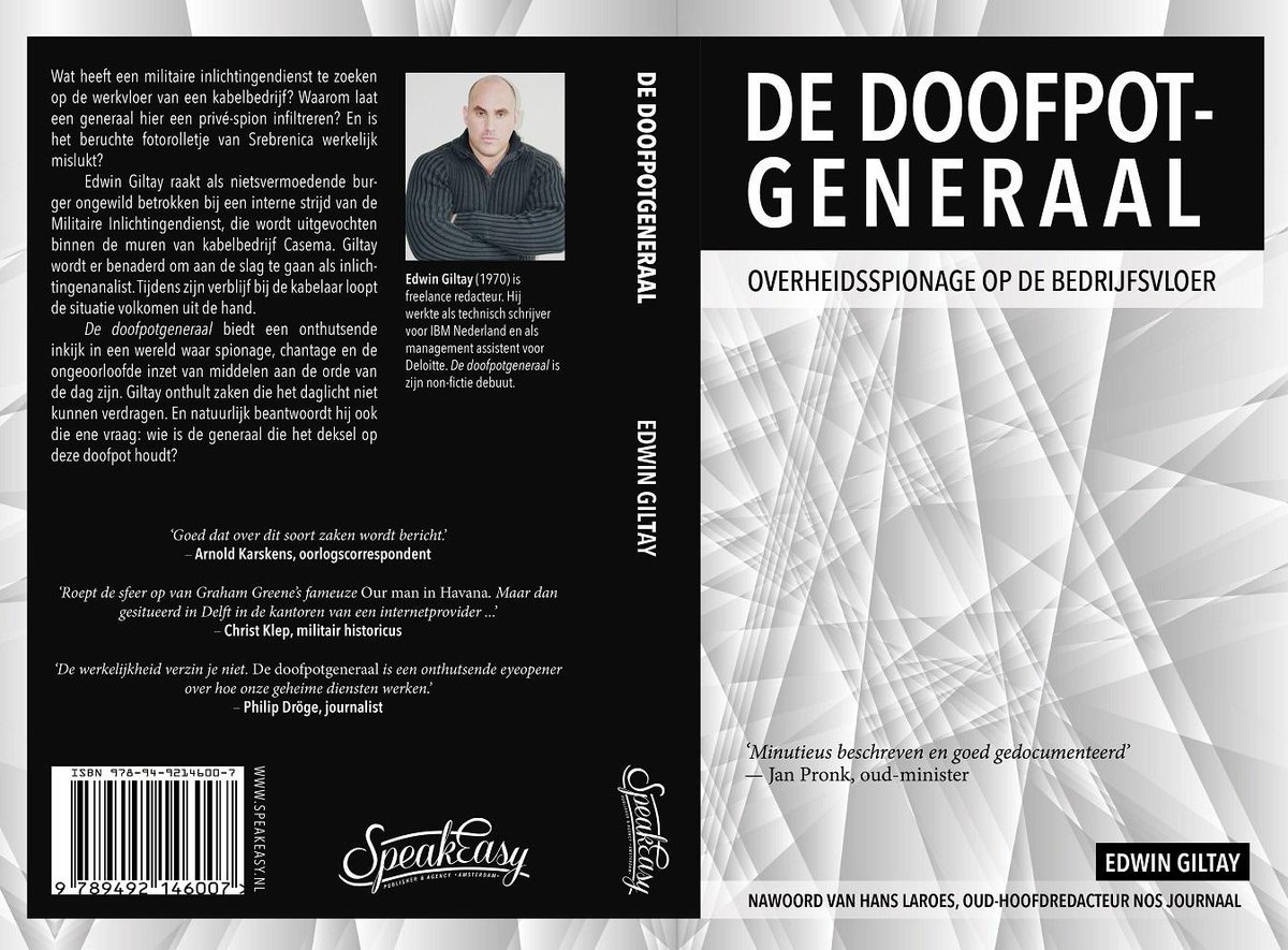 Librisnieuws's tweet photo. Volgende week bij #NRCCafe http://t.co/q46UuHcFyd @speakeasy_pub #Doofpotgeneraal #EdwinGiltay #NuInDeBoekhandel http://t.co/KLSuF2FGnx