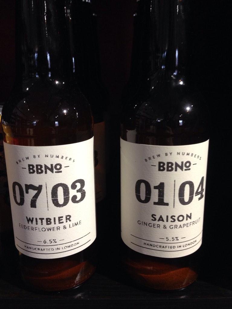 BrewYorkshire's tweet photo. New in this morning from Brew By Numbers, fantastic Witbier and a Saison http://t.co/Q0EeH7iNB5