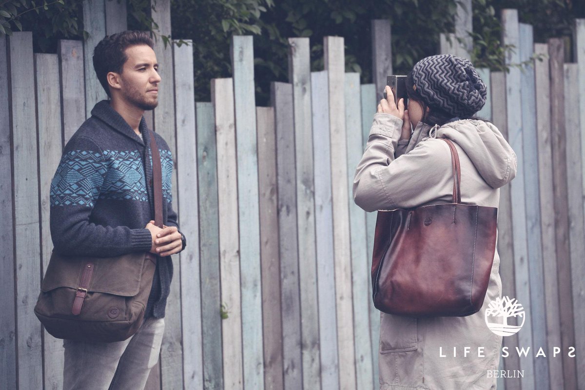 Timberland_EU's tweet photo. Our #Lifeswaps put @ish0 & Claudia in #Berlin. Create your own discovery: http://t.co/Qe8AUstshU #inmyelement http://t.co/6NSeyNLj0C