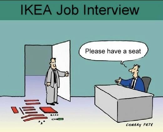Know's tweet photo. IKEA Job Interview http://t.co/NuZ00YJ1t3