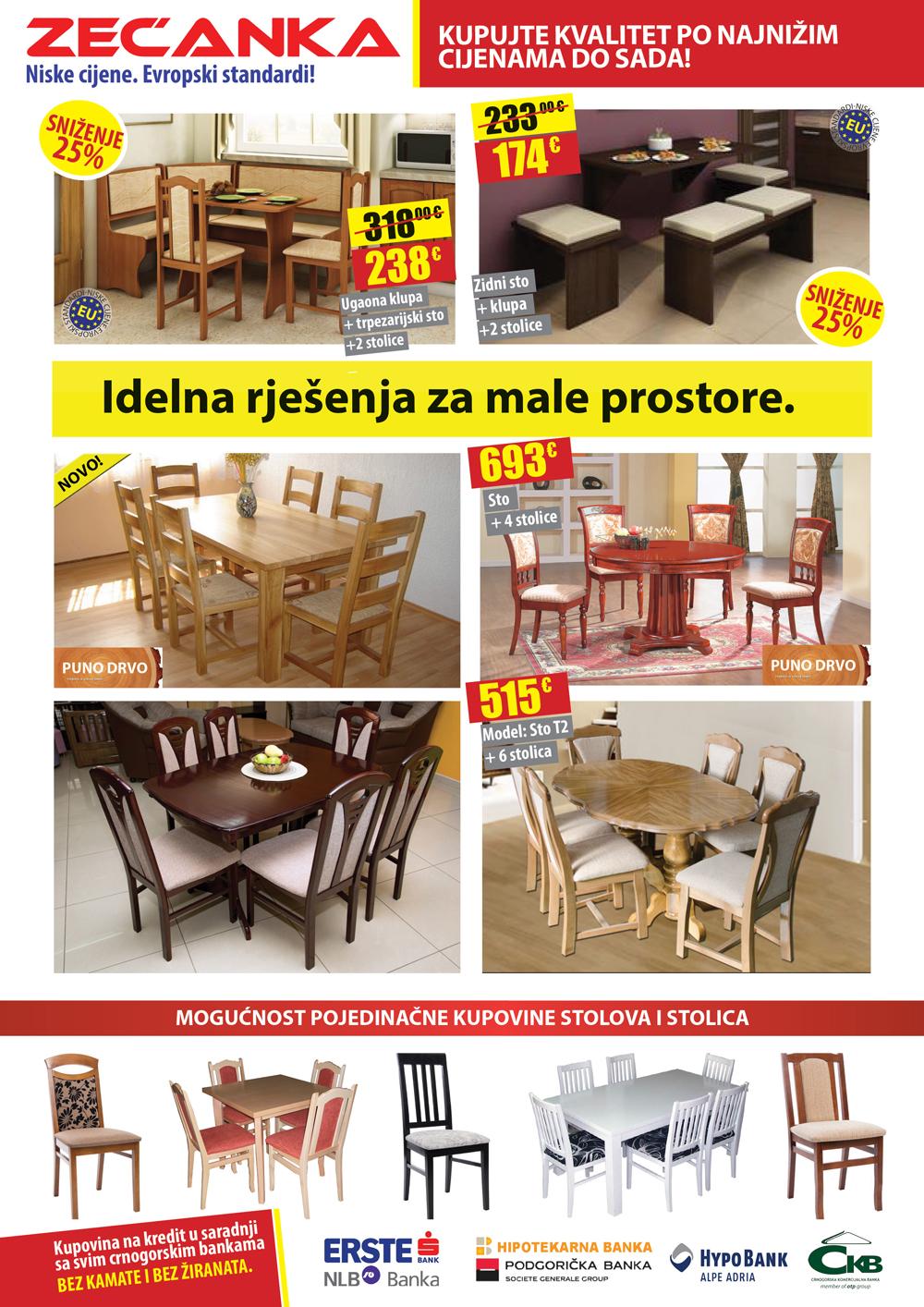 Twitter 上的 Zećanka Home Stores："Idealna rješenja za male prostore,  mogućnost pojedinačne kupovine stolova i stolica #furniture #HomeDecor  http://t.co/pFLtQdifms" / Twitter