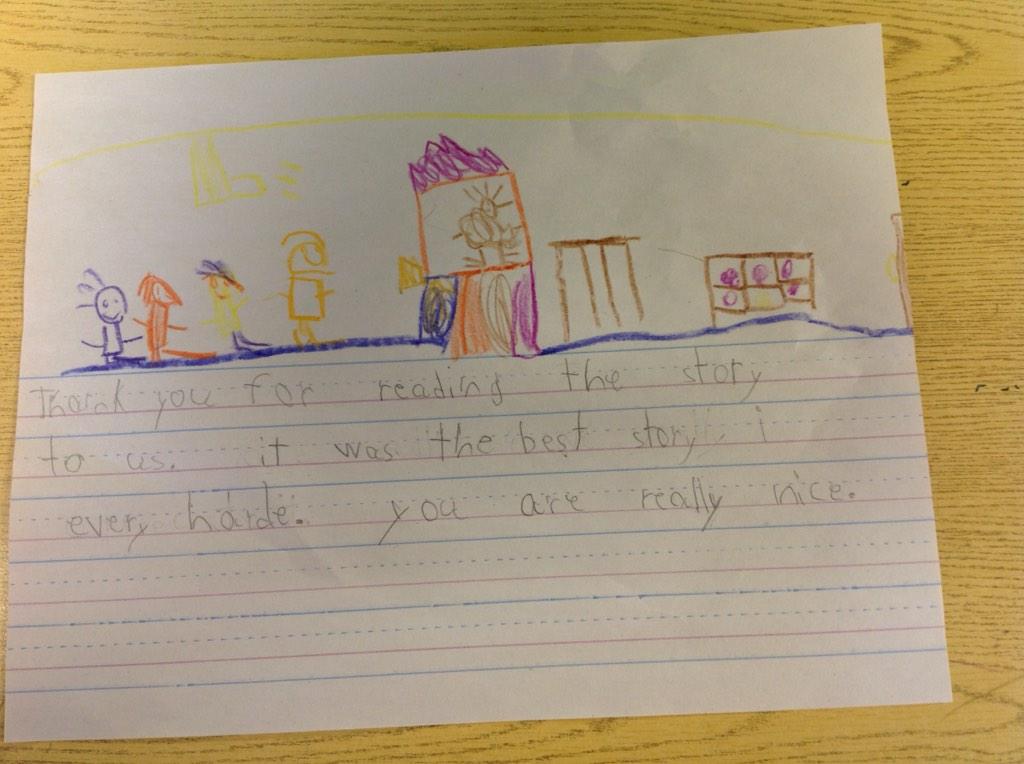 MrsFolkerTCE's tweet photo. I'm so proud of my 1st graders. Thank you letters to Mrs. Samuel! #6TraitsofWriting http://t.co/ev6ScSKDOw