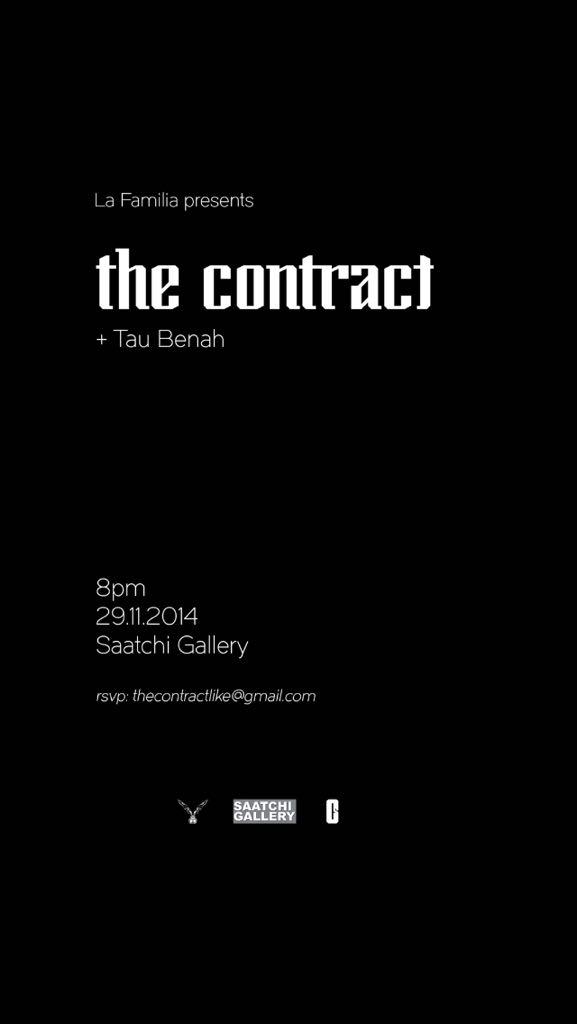 PSA: Live at the Saatchi Gallery. Nov 29th.