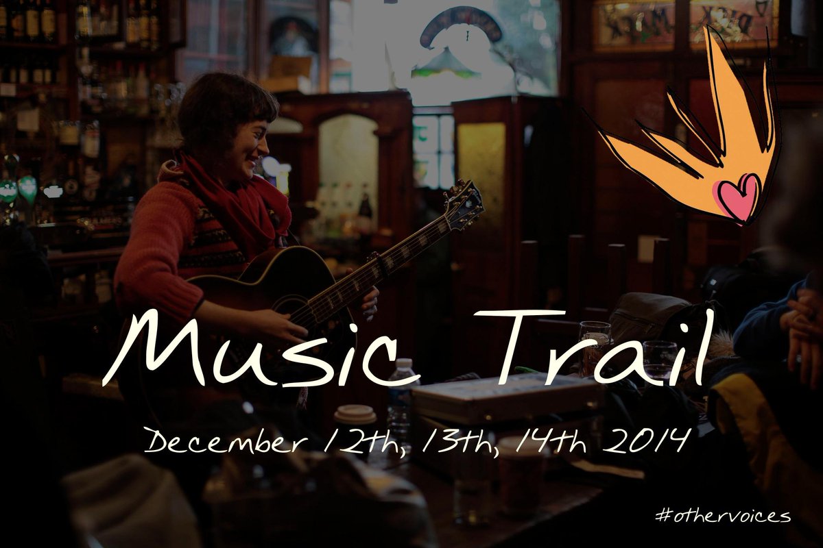 OtherVoicesLive's tweet image. To celebrate the Music Trail announcement tomorrow we have 2 SATURDAY tickets up for grabs! RT to enter. #OtherVoices