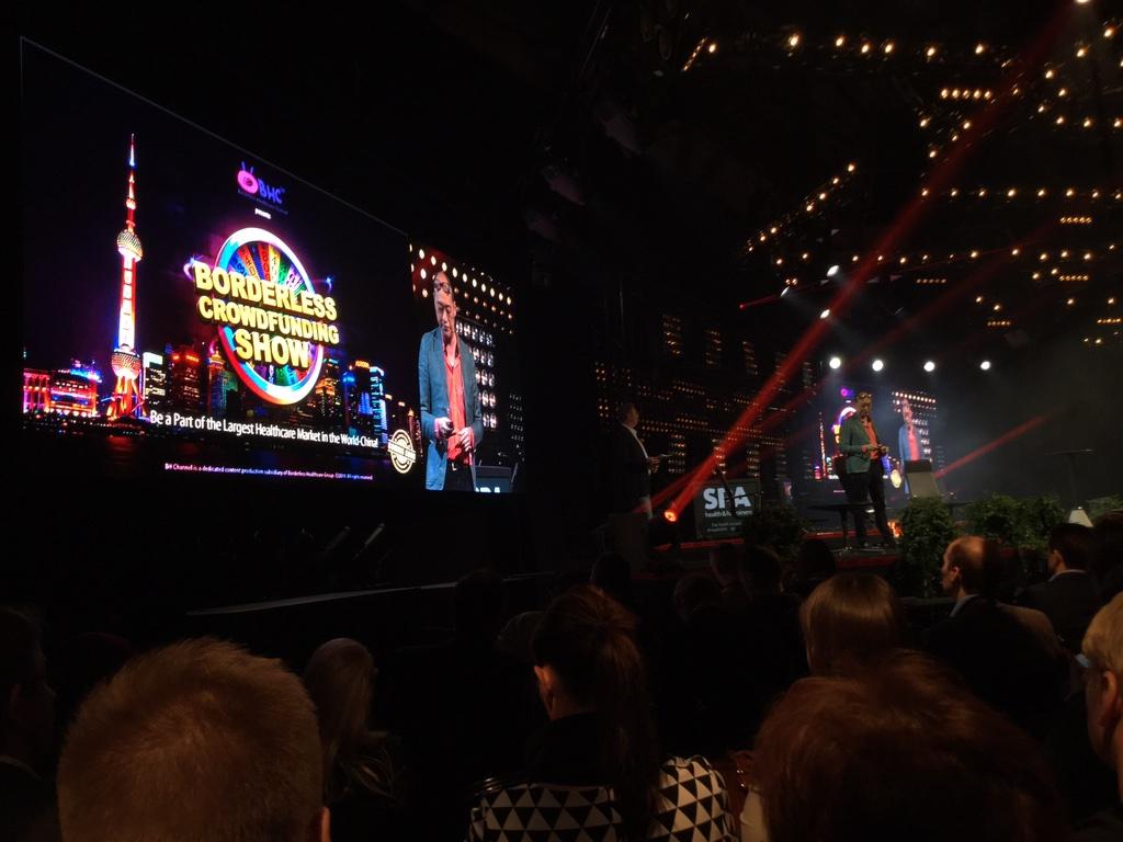 Dr Wei reveals the Borderless Crowdfunding Show at #slush2014 . Crowdfunding for healthcare-related technology!