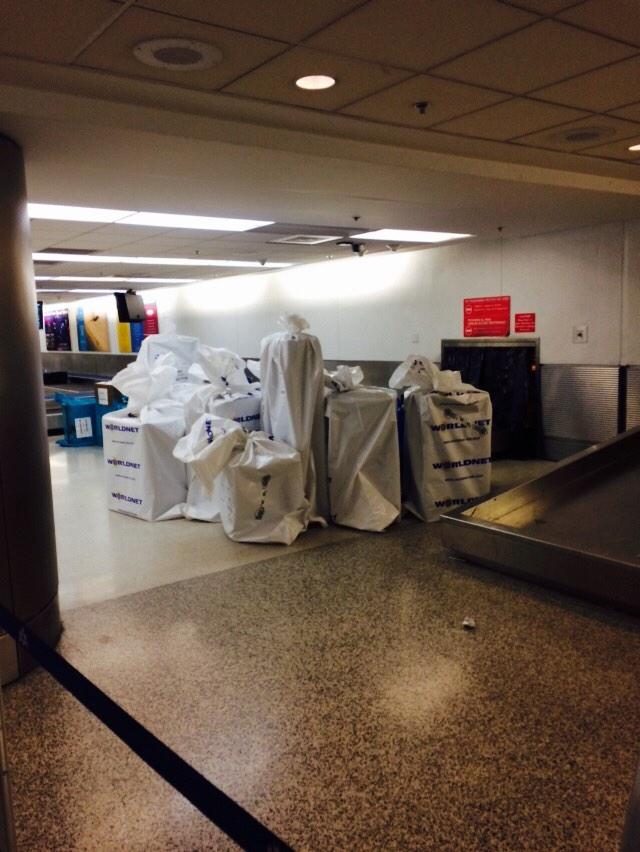 drive_express's tweet image. Picking up shipment at Mia.