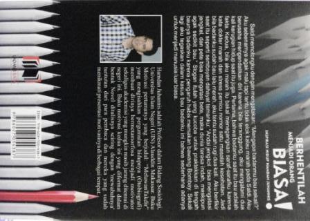HamdanJuhannis's tweet photo. Buku Motivasi, "Berhentilah Menjadi Orang Biasa" sudah terbit, Alhamdulillah... http://t.co/ARCExCLUyW