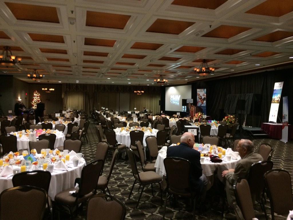 KristopherWells's tweet photo. This room will soon be full celebrating @SafeAndCaring champions! #BAWeek2014 http://t.co/l7JrVCFMoC
