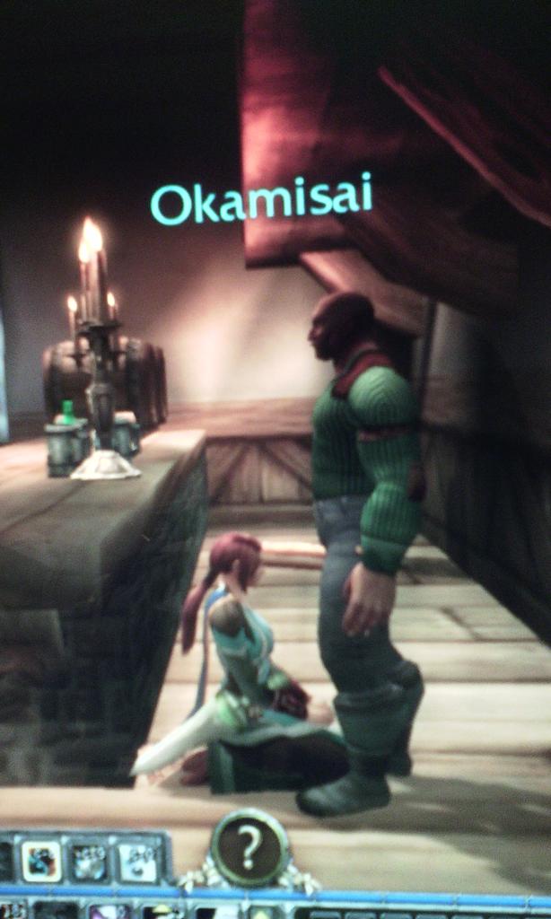 MahiStuff's tweet photo. Okami haciendo cosas sucias con su baguette http://t.co/dbX4rtNY1u