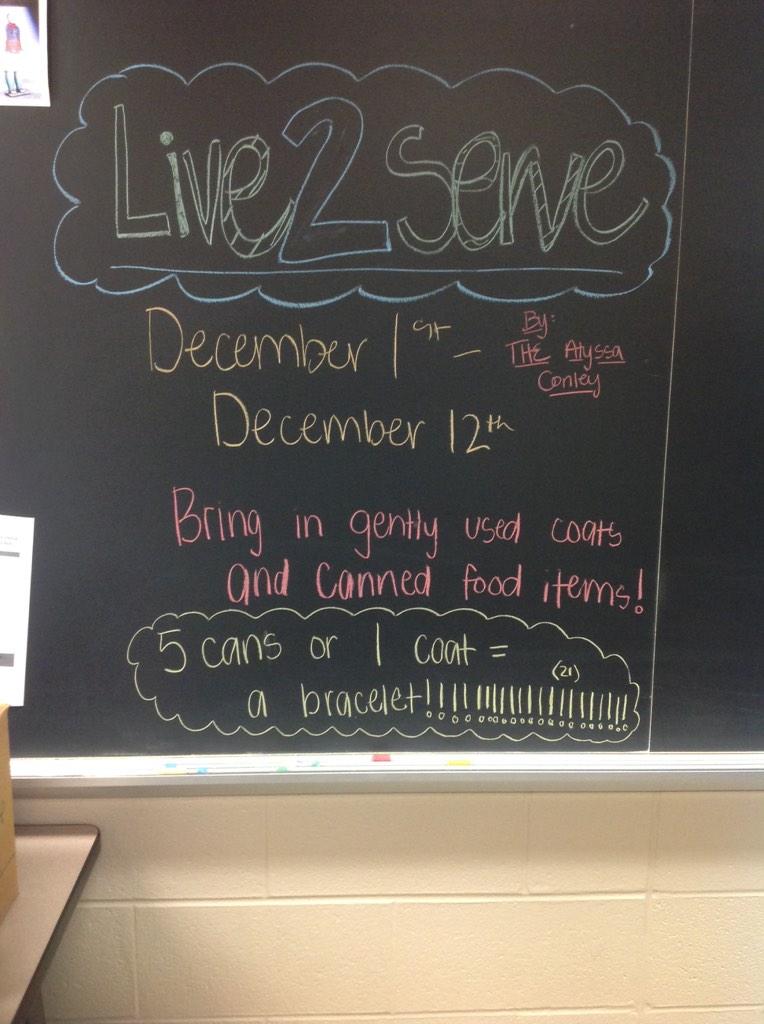 Nside_Scoop's tweet photo. RT AND SPREAD THE WORD 💚💙 #Live2Serve http://t.co/Y67HuTCDRJ