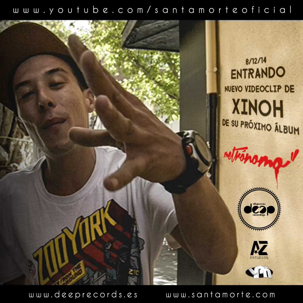 AbramOficial's tweet photo. El próximo lunes nuevo clip de @XinohSantaMorte ENTRANDO, perteneciente a su próximo trabajo Metrónomo! #deeprecords http://t.co/mwcHPJVzQH