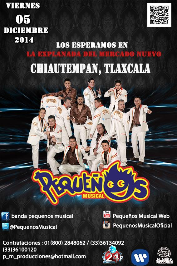 alaskarecords's tweet photo. Recuerda este 05 de diciembre @PequenosMusical en #Tlaxcala http://t.co/w9xSg75U5o