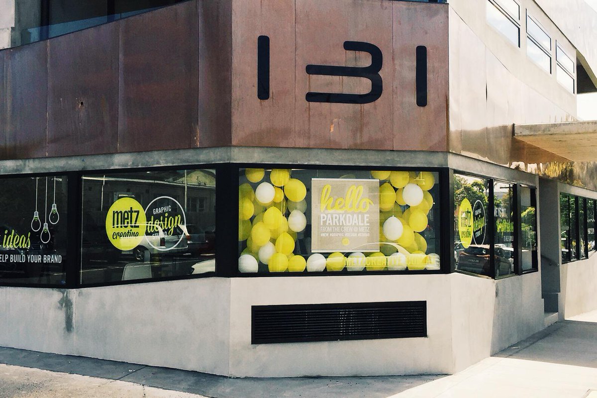 MetzCreative08's tweet photo. The @MetzCreative08 Crew say HELLO to Parkdale! #new #graphic #design #studio http://t.co/v7buQ43Eg7