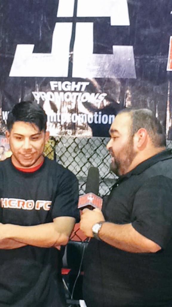 IsaaciceMMA's tweet photo. The interviews went great, here are some pictures from it. The interview will be up sometime this week. #HeroFc http://t.co/5cx35blav6