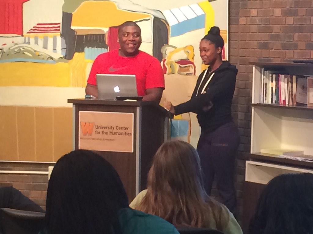 edmartini3's tweet image. Great presentations tonight from brave, brilliant @WMU_FYS students &amp;amp; amazing @WMUCAS faculty like @edwardschad