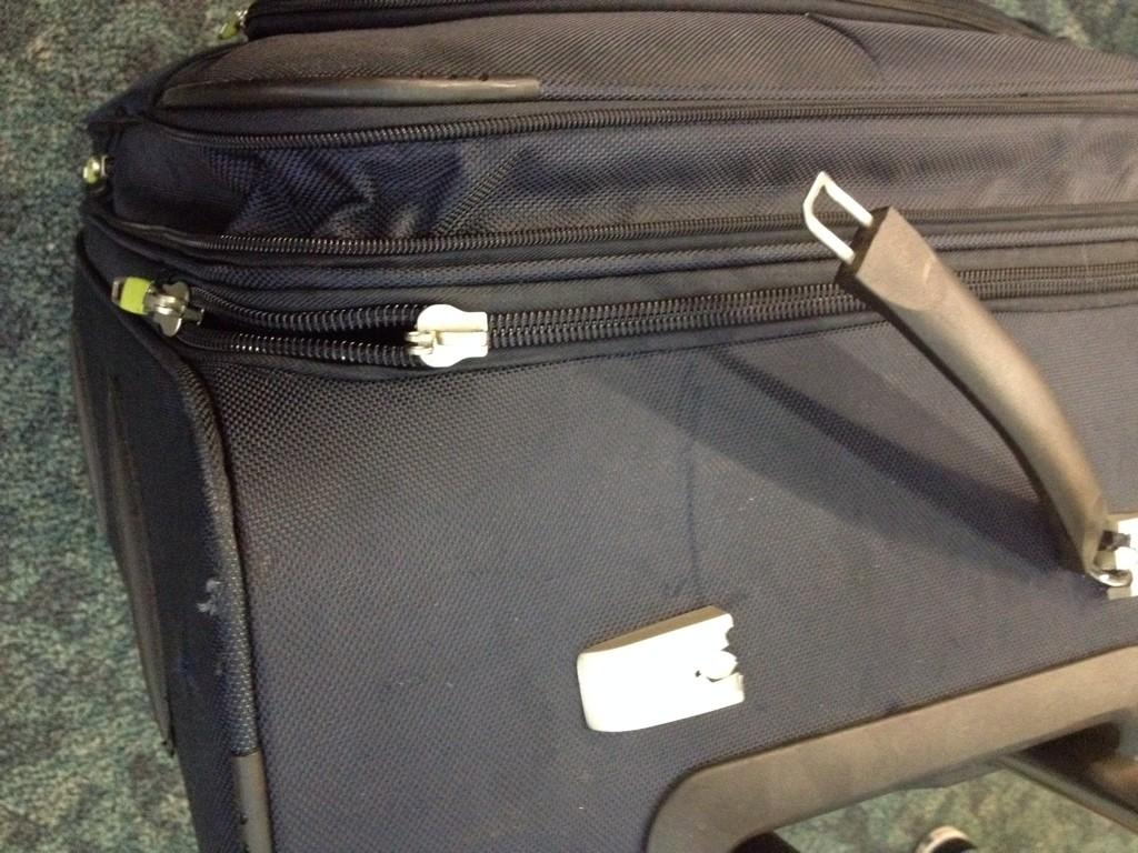 westjet broken luggage