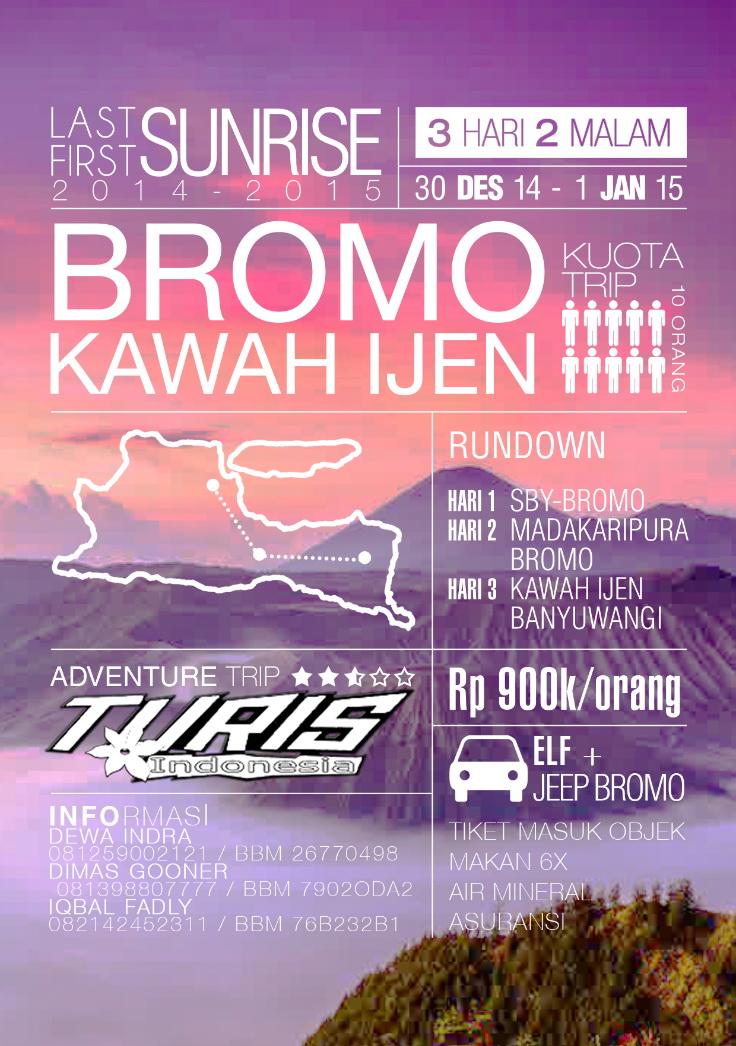 Opentrip New Year on BROMO + IJEN CRATER | kask.us/hRkF3